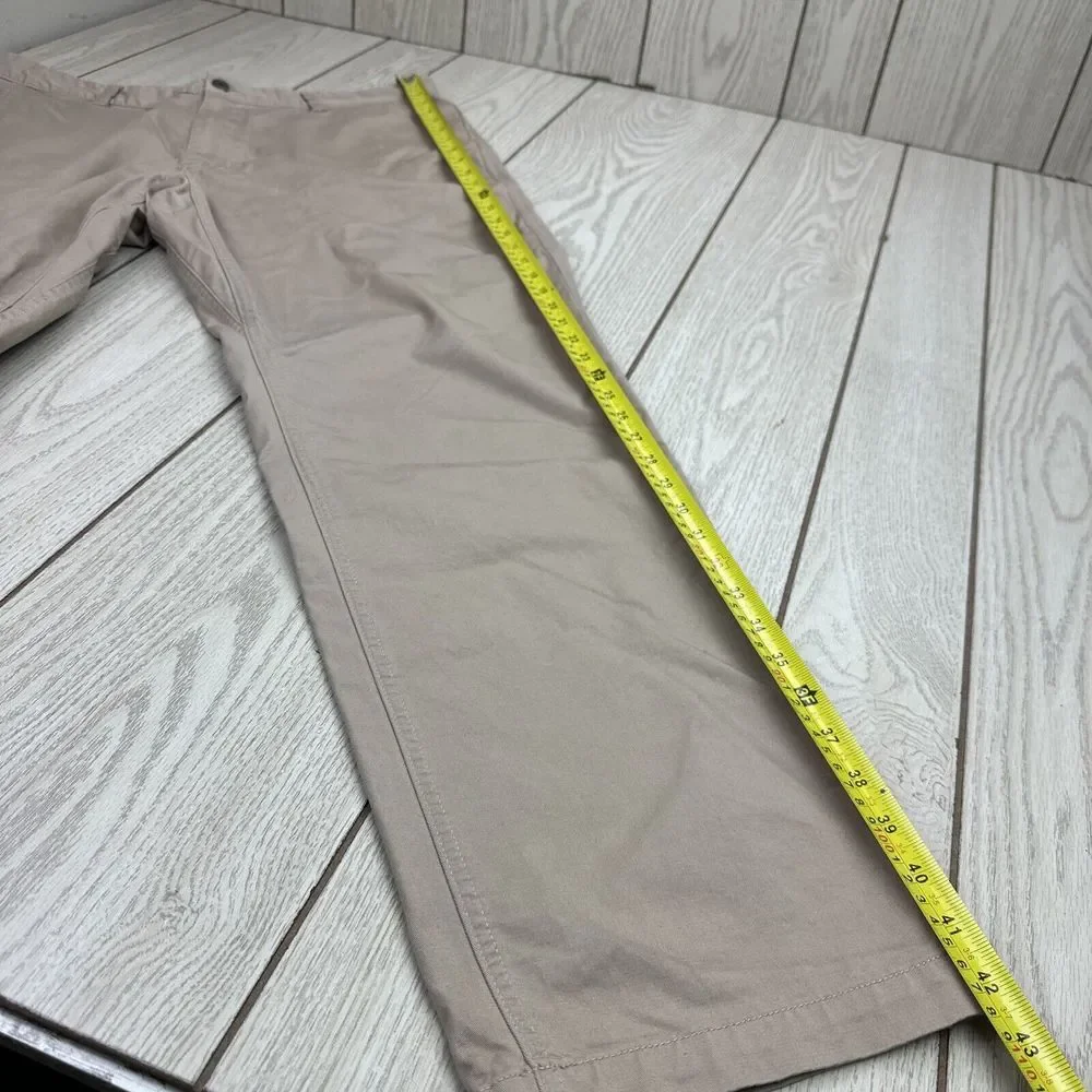 Men's North Face Khaki Pants Size 38 Beige Cotton‎ Blend